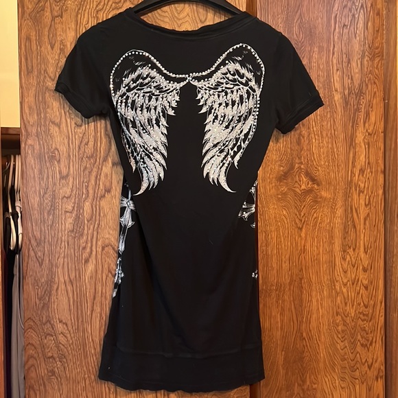 Crash & Burn Rhinestone Top - Picture 3 of 4